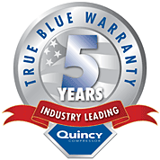 quincy compressor warranty true blue warranty
