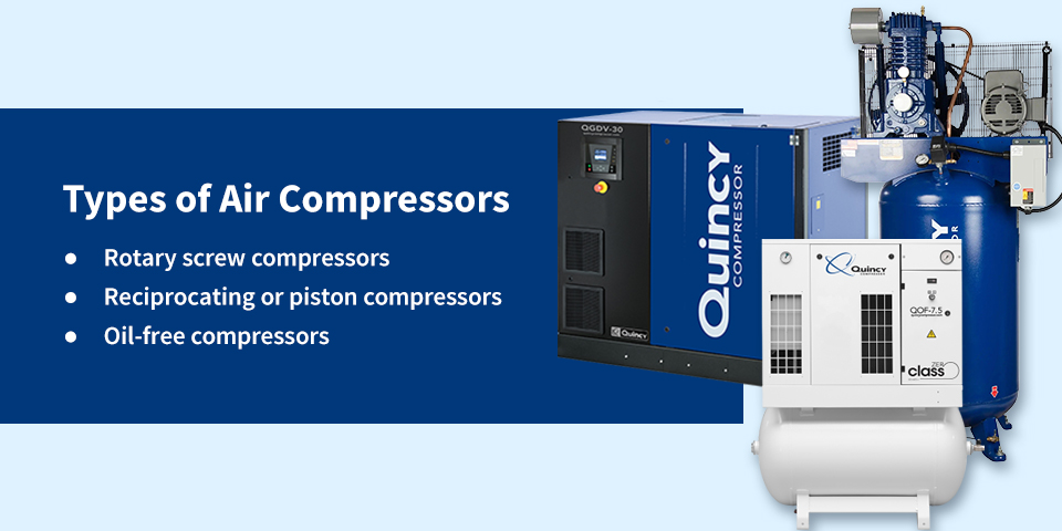 Types of air compressors
