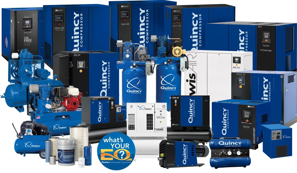 Full Line of Quincy Compressors