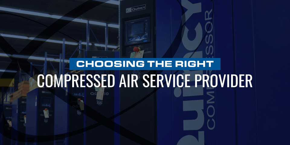 elegir el proveedor de servicios de aire comprimido adecuado