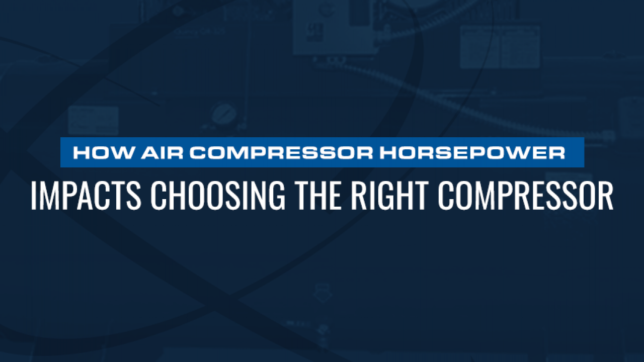 Air Compressor Horse Power | Quincy Compressor
