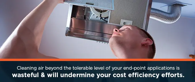 Purificar aire más allá de niveles tolerables