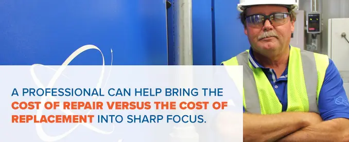 fix or replace air compressor