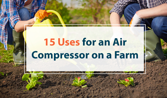air compressor uses on a farm 