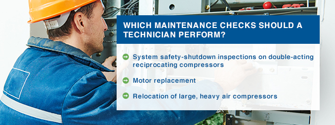 which maintenance checks should a technician perform?