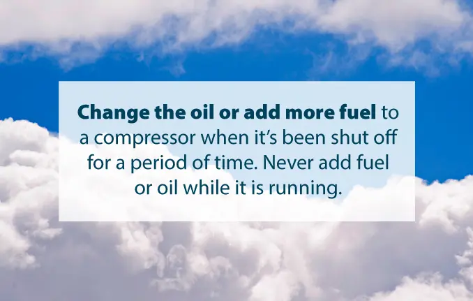 how to use an air compressor on a farm