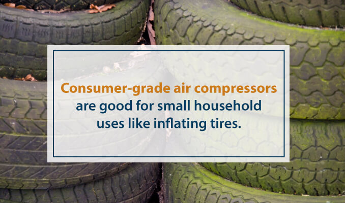 Consumer grade air compressors
