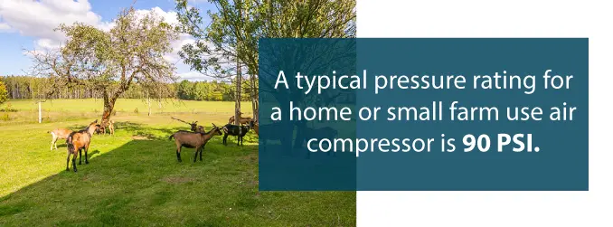 air compressor farm uses