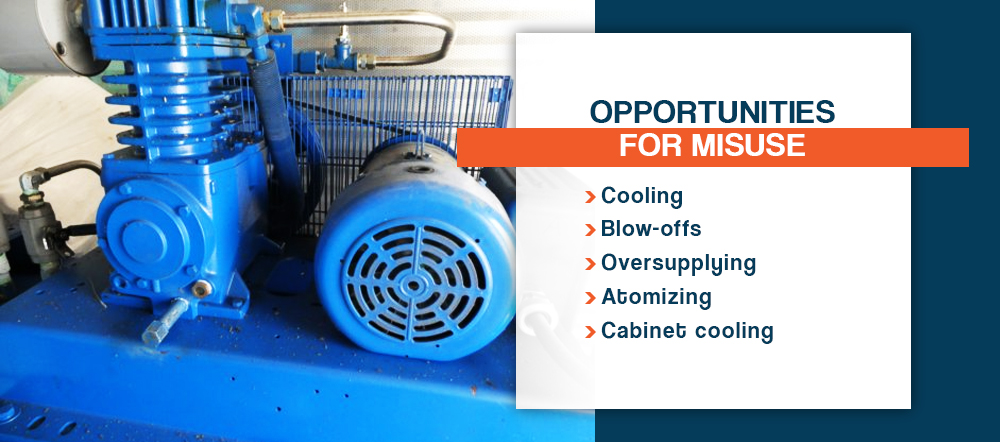 opportunities for misuse of compressed air