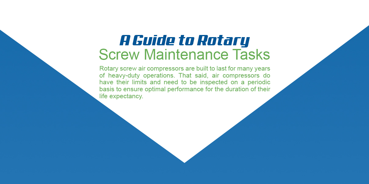A guide to rotary screw maintenance tasks