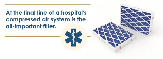 Ahorrar dinero en aire comprimido en hospitales