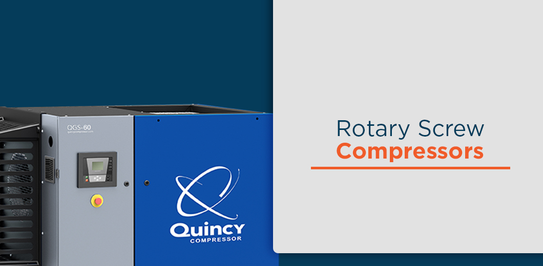 Rotary screw compressors