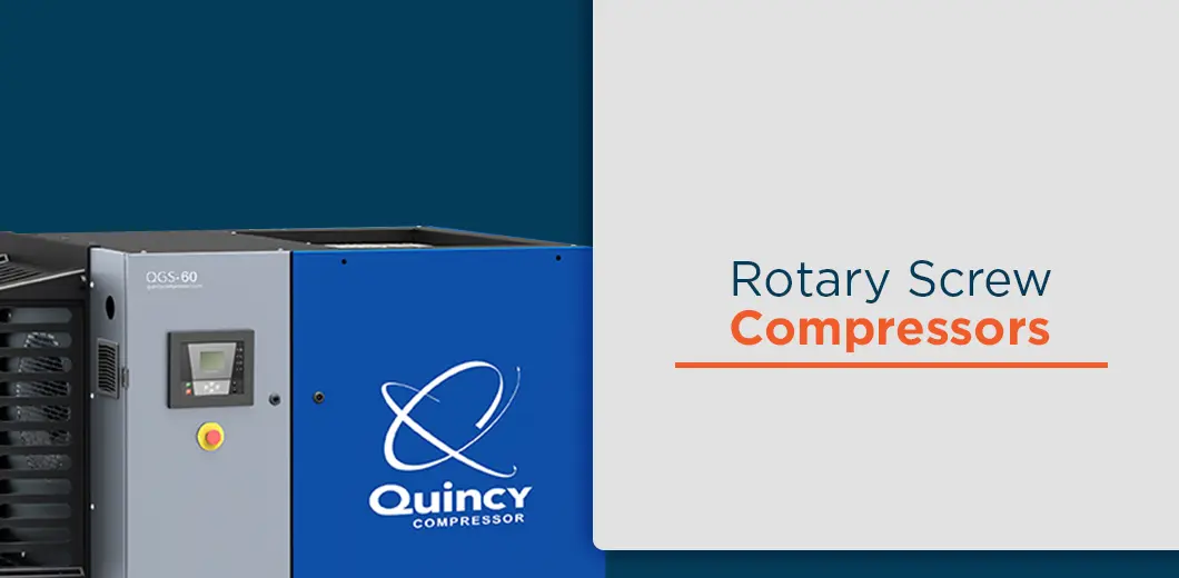 Rotary screw compressors