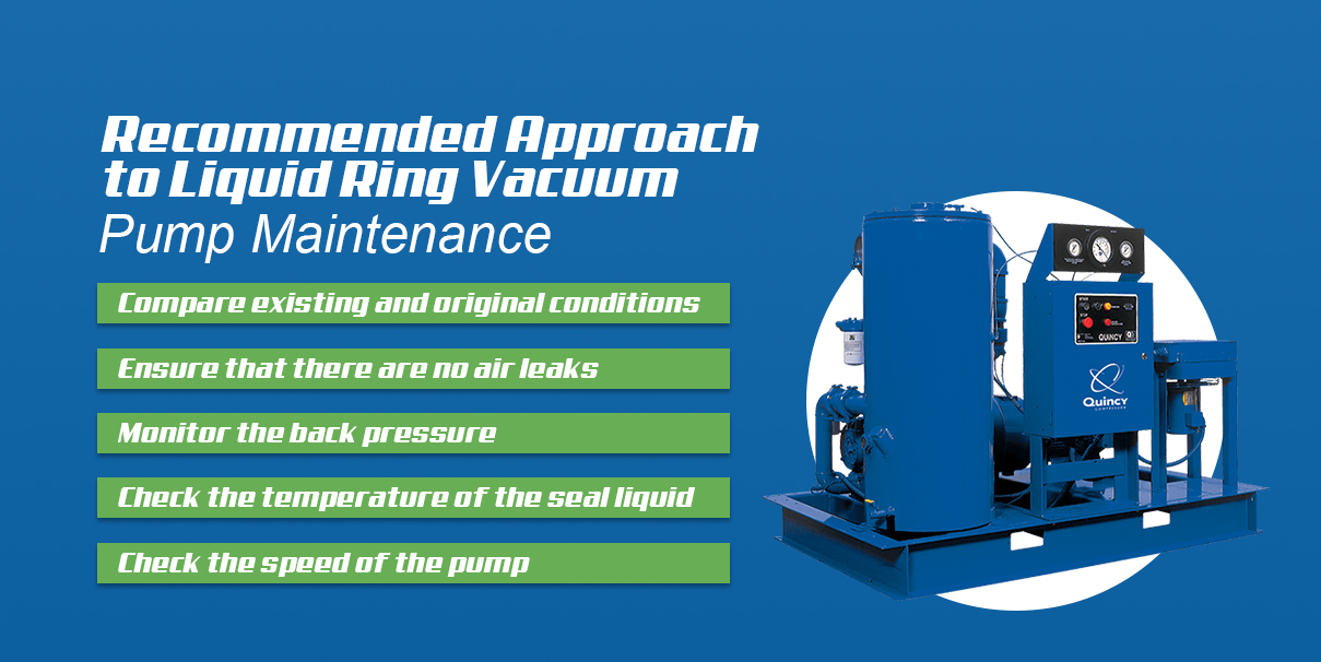 recommended approach to liquid ring vacuum pump maintenance