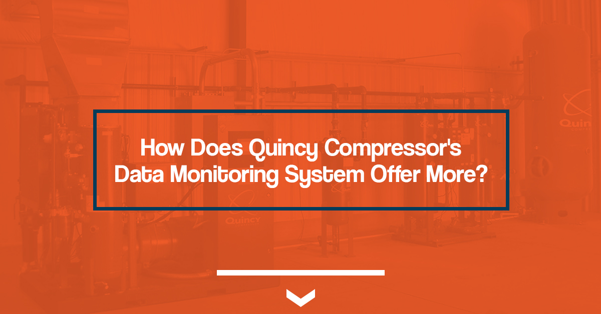 How does Quincy Compressor's data monitoring system offer more?