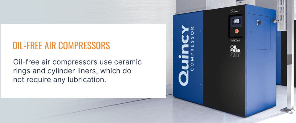 Compresores de aire sin aceite