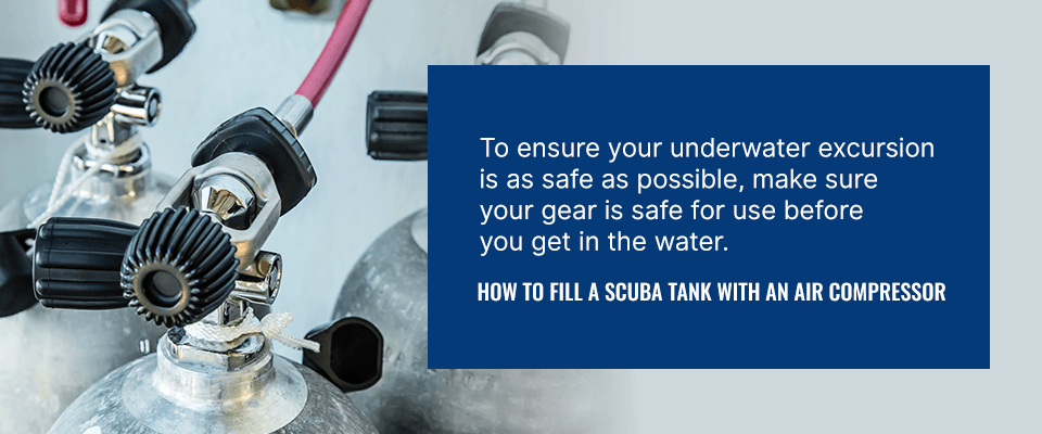 how to fill a scuba tank