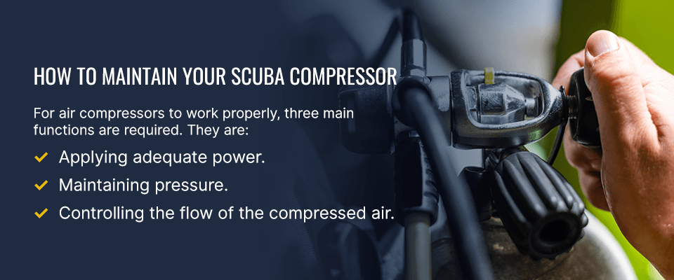 how to maintain your scuba compressor