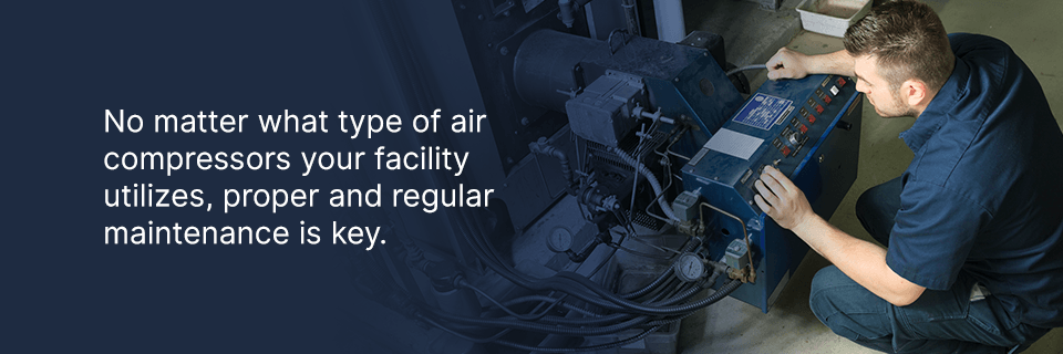 Mantente al día con el mantenimiento del compresor de aire