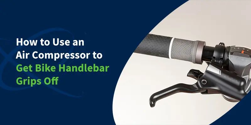 Cómo usar un compresor de aire para quitar los agarres del manillar de la bici