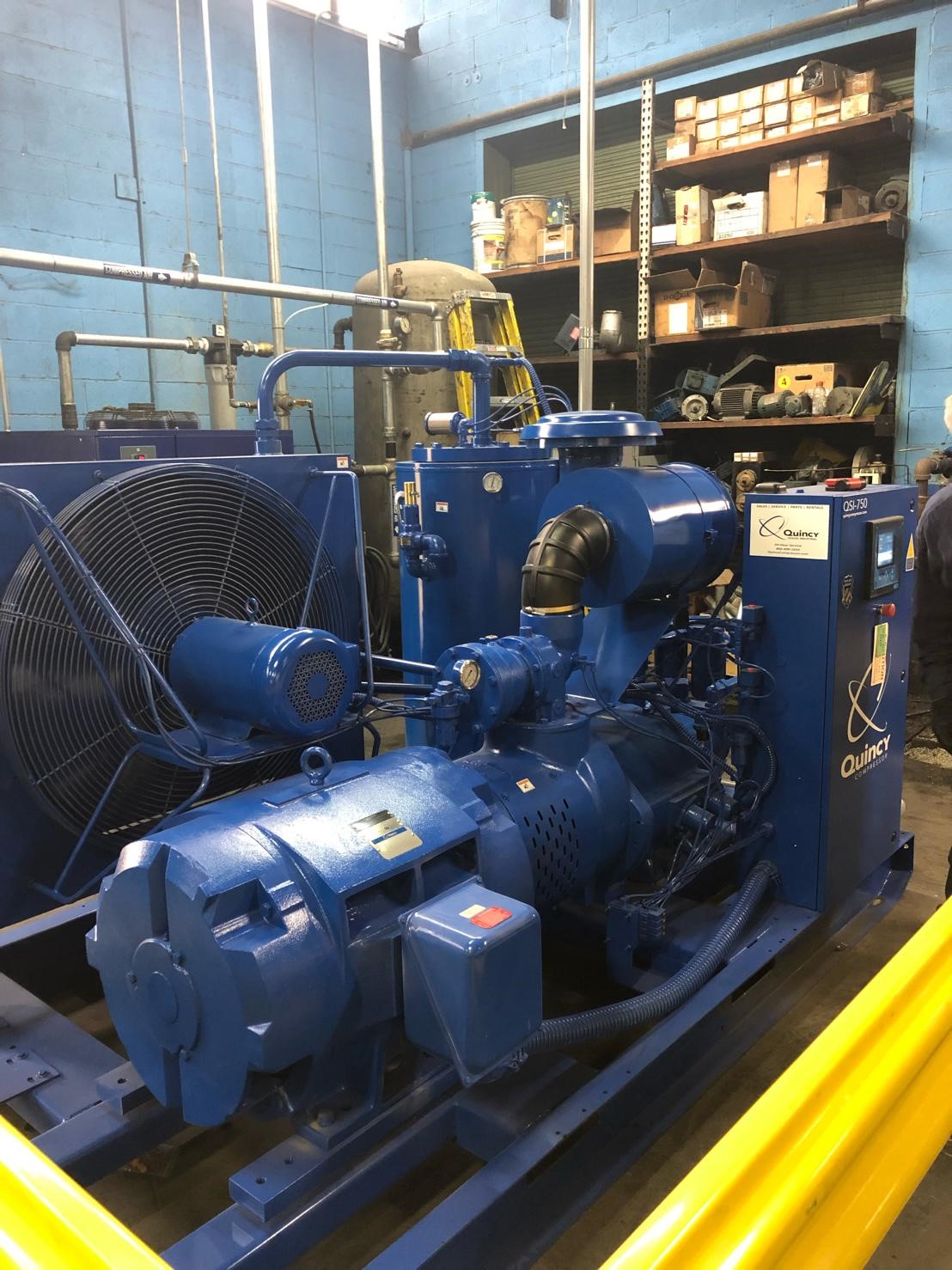 Delta Corrugated Providing Maximum Performance Quincy Compressor