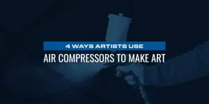 4 formas en que los artistas utilizan compresores de aire para crear arte