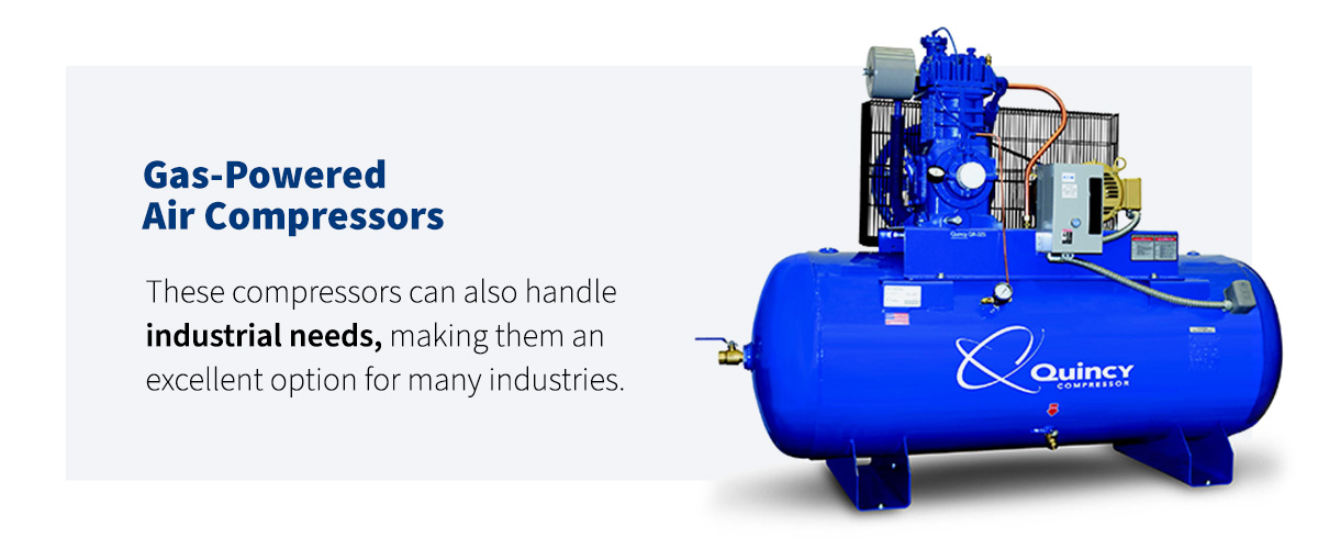 gas-powered air compressors