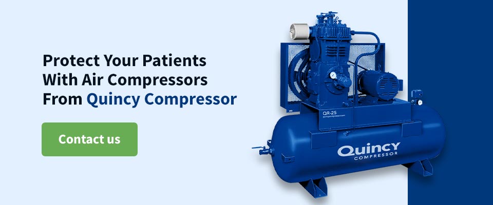 Protect your patients with quincy air compressors