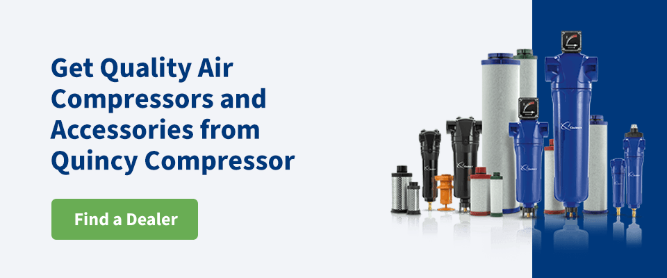 Consigue compresores y accesorios de aire de calidad en Quincy Compressor