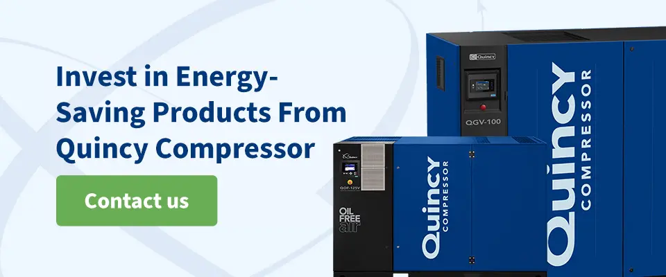 Invierte en productos de ahorro energético de Quincy Compressor